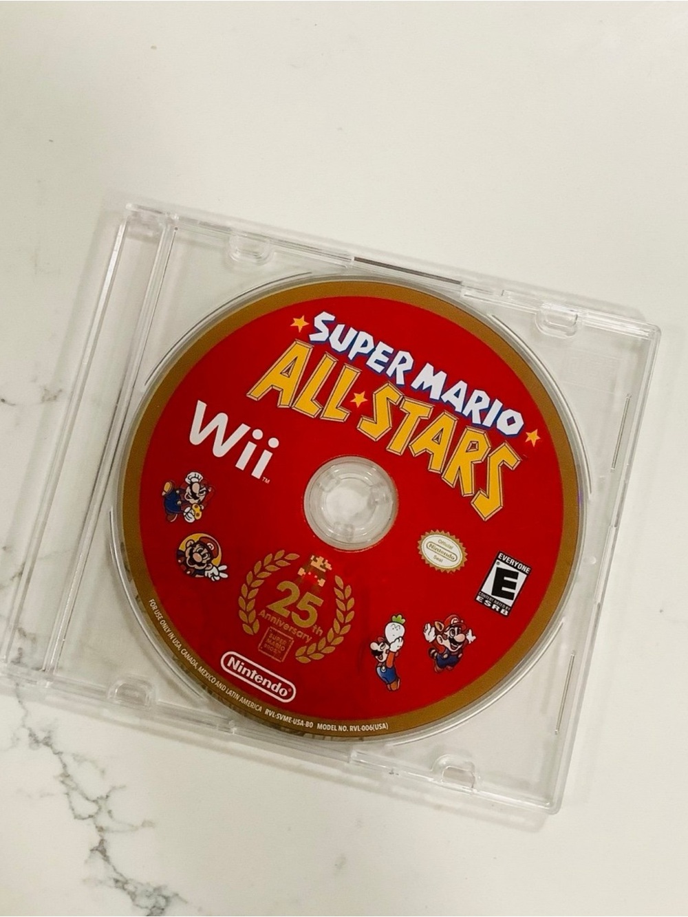 Nintendo Wii Super Mario All-Stars Disc Only